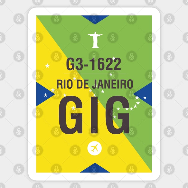 Airport Rio Sticker by SpilloDesign